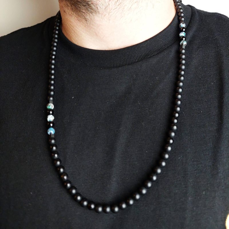 Naszyjnik męski 4Elements Water