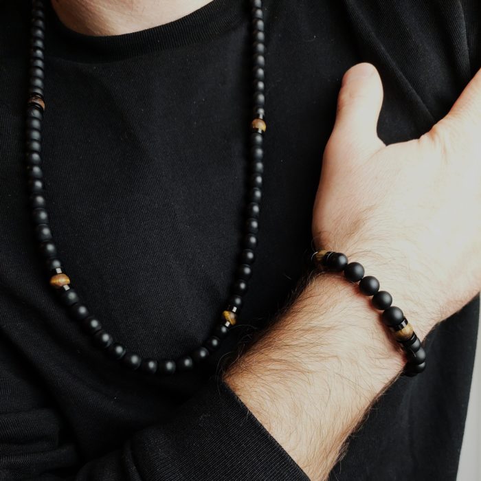 Naszyjnik męski Viking Brown