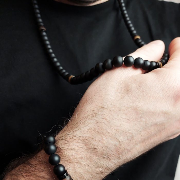 Naszyjnik męski Viking Brown