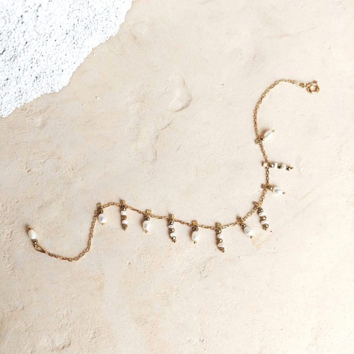 Bransoletka damska z perłami Bianka