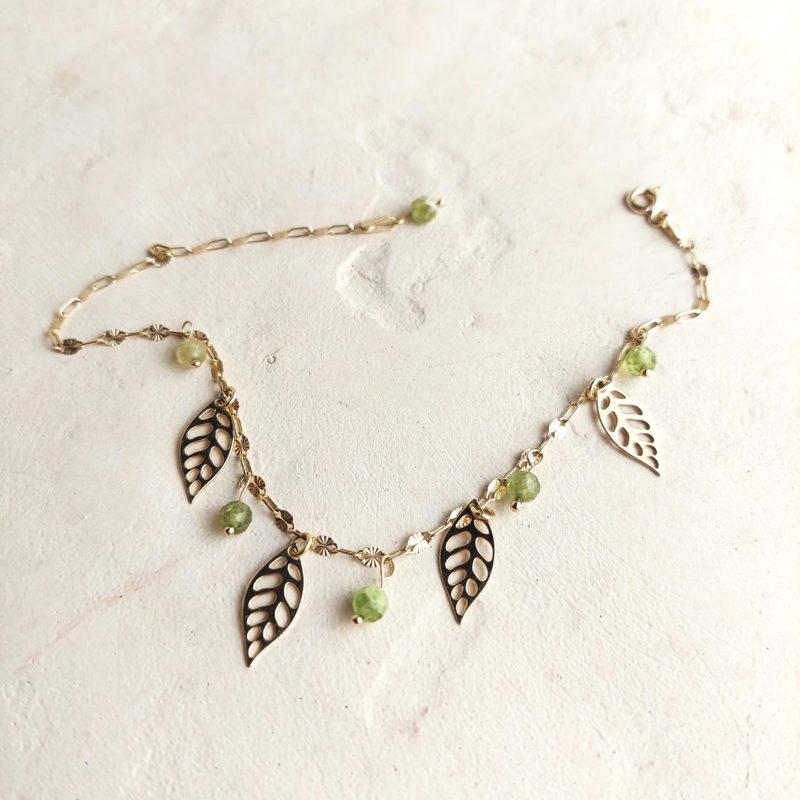 Złota bransoletka damska Gaja