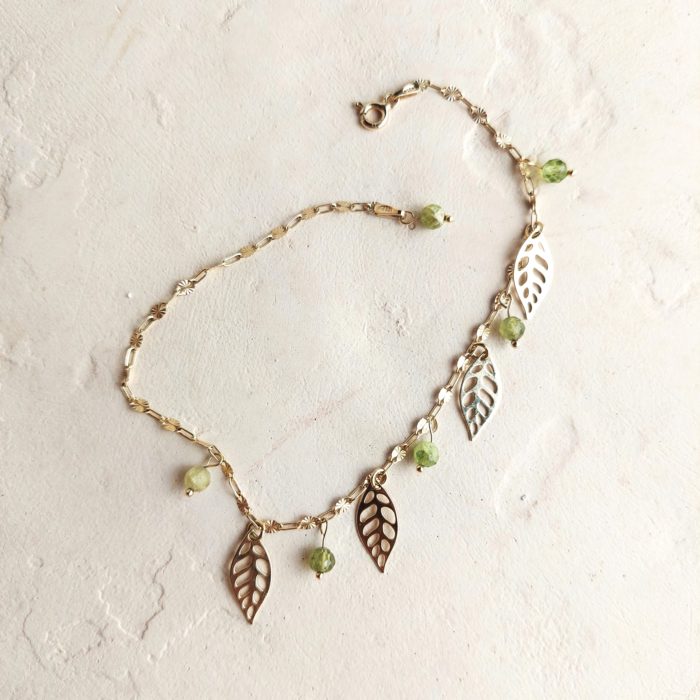 Złota bransoletka damska Gaja